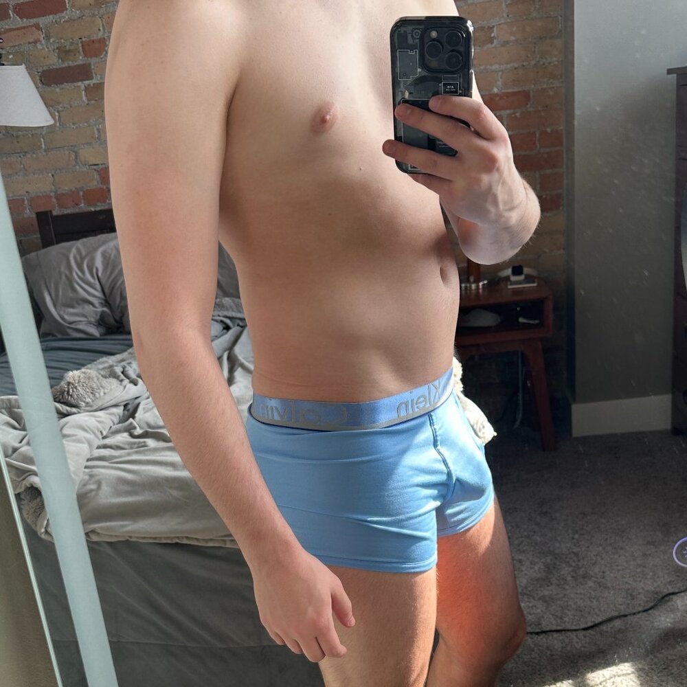 Calvin Klein Men's Trunks (Blue, Small)
